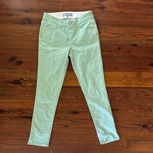 Wit & Wisdom Mint Green Skinny Jeans for Women